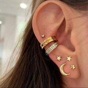 📢 4/$15 Star & Moon Cuff Set